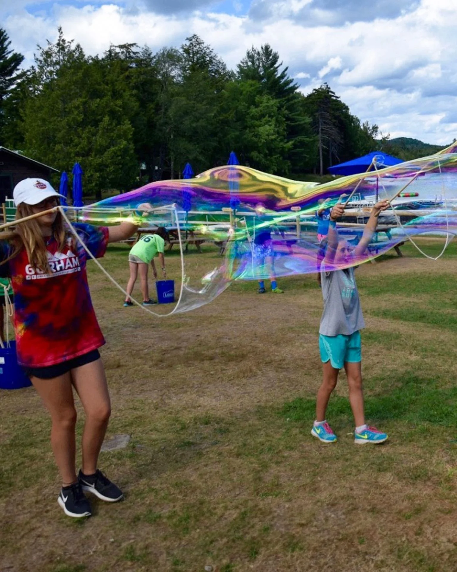 Plan a bubble day for a group