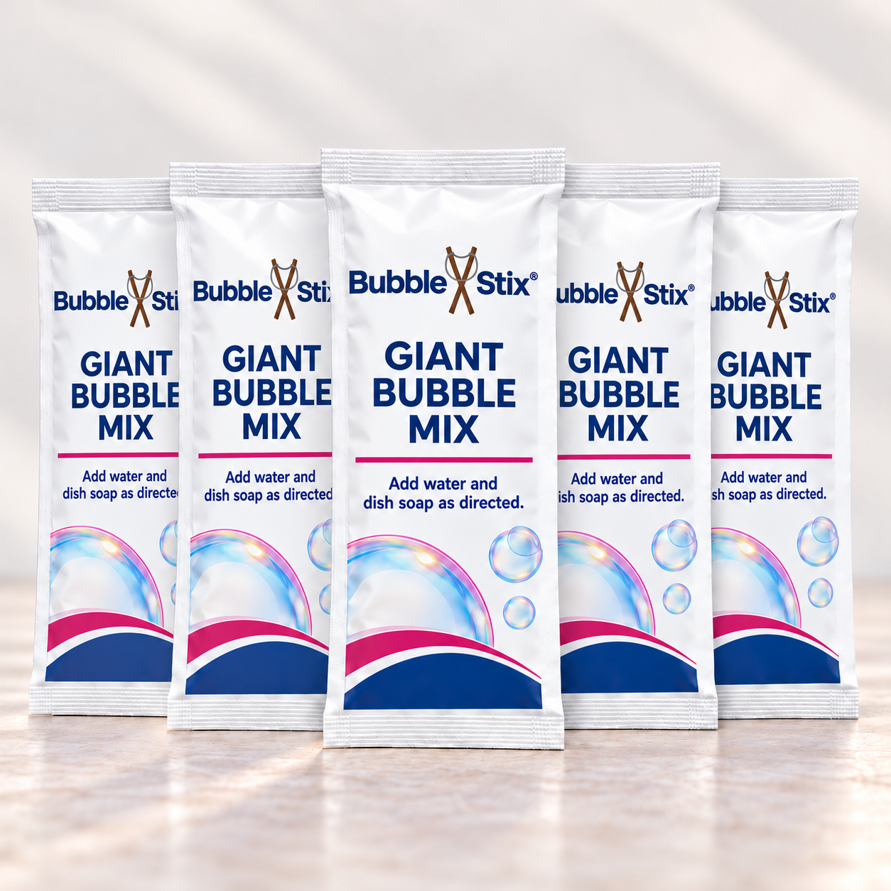Current BubbleStix Giant Bubble Mix pouches